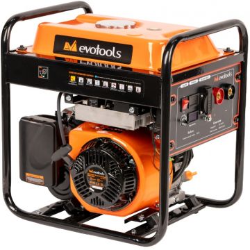 Generator de curent 2 in 1 cu Invertor Sudura aparat 160A, 2000w, 4 timpi, Evotools 683211