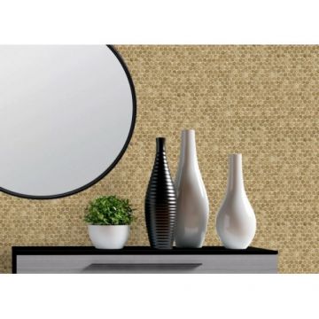 Mozaic Allumi Gold Hexagon 14 - Dunin, 30x30cm