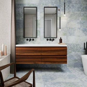 Mozaic Aparici Bohemian, 5x5 - Culoare Bohemian Blue