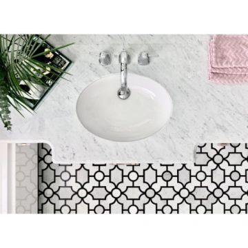Mozaic Carrara White Manor - Dunin, 30x30cm