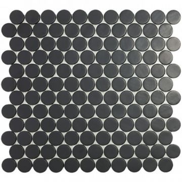 Mozaic Circle collection Vidrepur 25x25mm, pe plasa - Dimensiune 25x25 cm