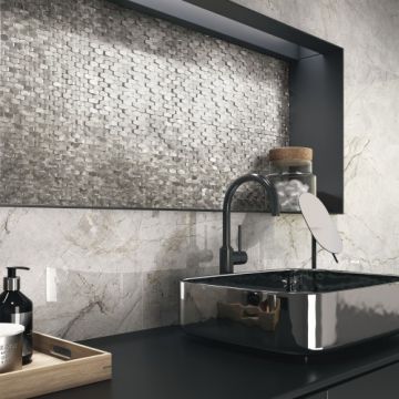 Mozaic Dune Halley Silver 28.4x30 cm