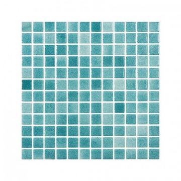 Mozaic Fog Colors Collection 503 Vidrepur 25x25mm, pe hartie - Culoare 503 niebla verde caribe