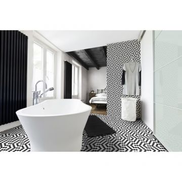 Mozaic Mini HEXAGON B&W Coral - Dunin, 30x26cm