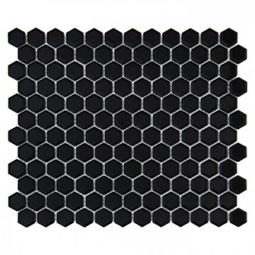Mozaic Mini HEXAGON Black - Dunin, 30x26cm