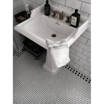 Mozaic Mini HEXAGON White - Dunin, 30x26cm