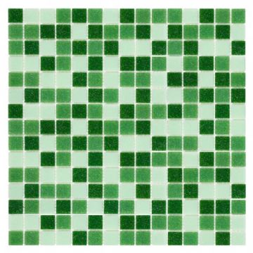 Mozaic pentru piscina QMX - Dunin, 32,7x32,7cm - Culoare QMX Green