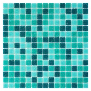 Mozaic pentru piscina QMX - Dunin, 32,7x32,7cm - Culoare QMX Lagoon