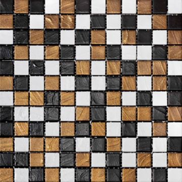 Mozaic Vidrepur Arts 25x25mm, pe plasa - Dimensiune 25x25mm