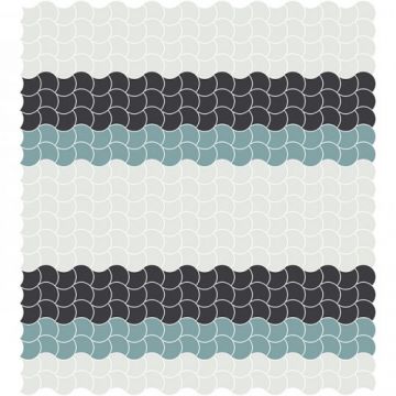 Mozaic Vidrepur Composition Soul 36x29mm, pe plasa - Dimensiune 36x29 mm