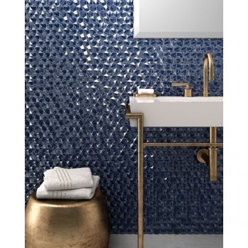 Mozaic Vidrepur Diamond 35x35mm, pe plasa - Dimensiune 35x35 mm