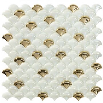 Mozaic Vidrepur Dimension 36x29mm, pe plasa - Dimensiune 36x29 mm
