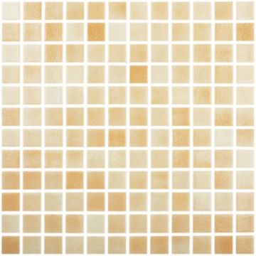 Mozaic Vidrepur Fog Colors 25x25mm, pe hartie - Culoare 504 niebla naranja