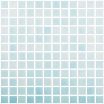 Mozaic Vidrepur Fog Colors 25x25mm, pe hartie - Culoare 510 niebla azul niza