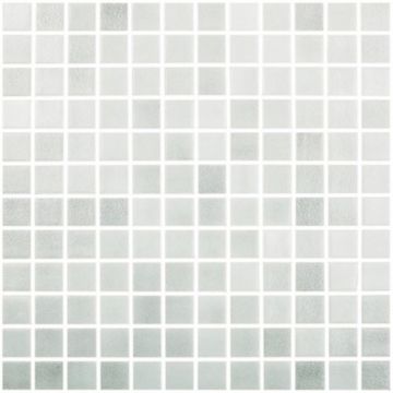 Mozaic Vidrepur Fog Colors 25x25mm, pe hartie - Culoare 514 NIEBLA GRIS CLARO