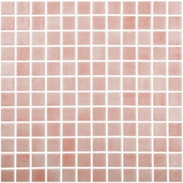 Mozaic Vidrepur Fog Colors 25x25mm, pe hartie - Culoare 806 NIEBLA SALMON