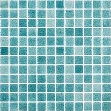 Mozaic Vidrepur Fog Colors 25x25mm, pe hartie - Culoare 877 niebla verde esmeralda