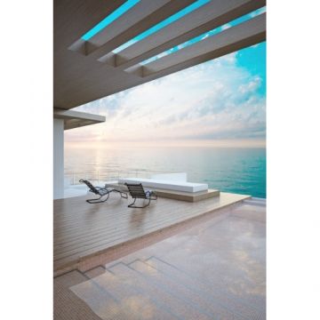 Mozaic Vidrepur Fog Colors 25x25mm, pe plasa - Culoare 506 niebla marron