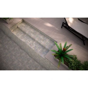 Mozaic Vidrepur Fusion 25x25mm, pe plasa - Dimensiune 25x25mm