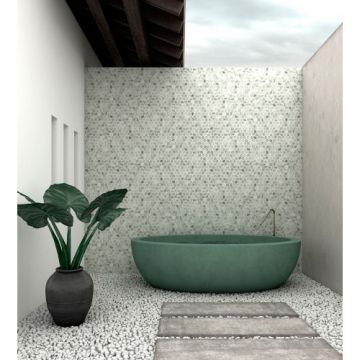 Mozaic Vidrepur Marbles 35 x 35mm, pe plasa - Dimensiune 35x35 mm