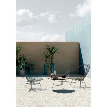 Mozaic Vidrepur Nature Matt, pe plasa - Dimensiune 38x38 mm