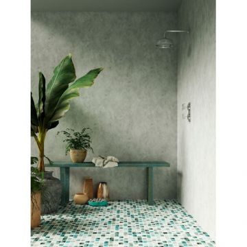 Mozaic Vidrepur Nature Matt, pe plasa - Dimensiune 38x38 mm