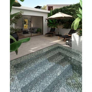 Mozaic Vidrepur Nature, pe plasa - Dimensiune 25x25mm