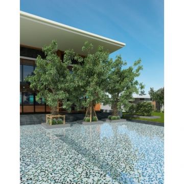 Mozaic Vidrepur Nature, pe plasa - Dimensiune 25x25mm