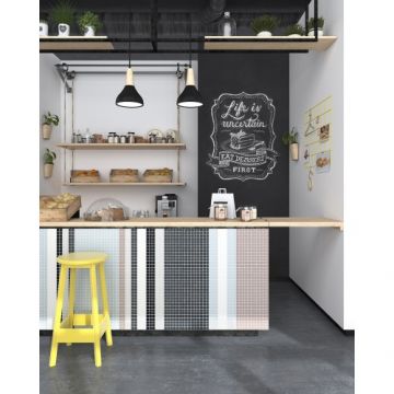 Mozaic Vidrepur Nordic, pe plasa - Dimensiune 38x38 mm