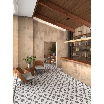 Mozaic Vidrepur Nordic, pe plasa - Dimensiune 38x38 mm