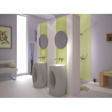 Mozaic Vidrepur Pearl 12x12mm, pe plasa - Dimensiune 12x12 mm