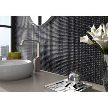 Mozaic Vidrepur Pearl 12x12mm, pe plasa - Dimensiune 12x12 mm