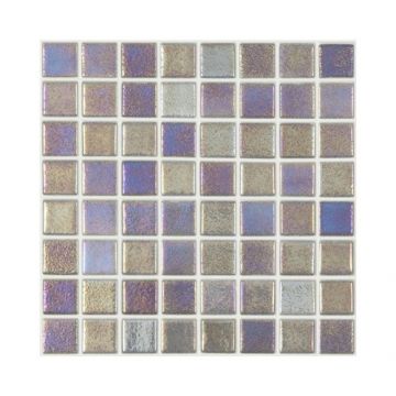 Mozaic Vidrepur Shell pe plasa, 25x25 mm, lucios - Culoare mozaic shell lunar 558