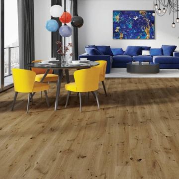 Parchet triplu stratificat Barlinek Stejar Azores Medio Pure Vintage Line