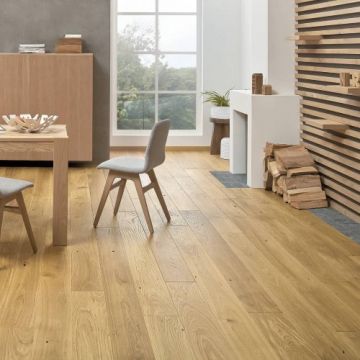 Parchet triplu stratificat Barlinek Stejar Caramel Grande Pure Line