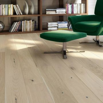 Parchet triplu stratificat Barlinek Stejar Creme Brulee Grande Pure Line