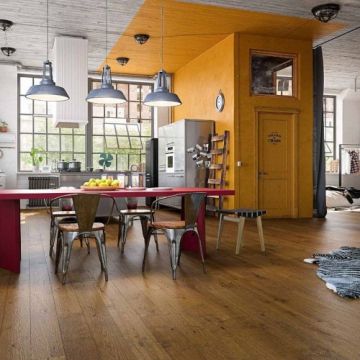 Parchet triplu stratificat Barlinek Stejar Garda Medio Pure Line