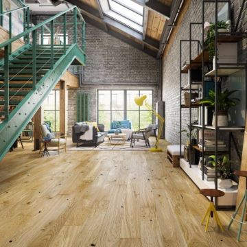 Parchet triplu stratificat Barlinek Stejar Grand Canyon Medio Pure Line