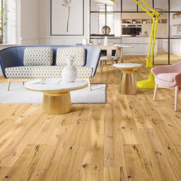 Parchet triplu stratificat Barlinek Stejar Madeira Grande Pure Vintage Line