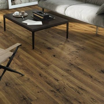 Parchet triplu stratificat Barlinek Stejar Nugat Piccolo Pure Line