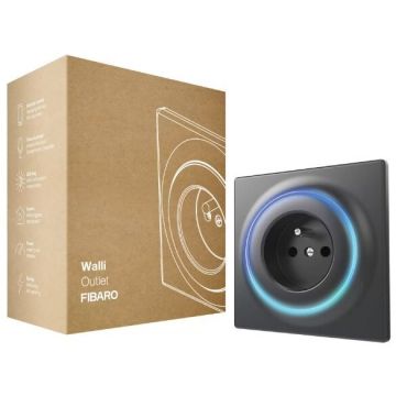 Priza Electrica Smart FGWOE-011-8 Outlet Antracit
