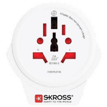 Adaptor Priza Universal 1.500267 World la-UK USB Alb
