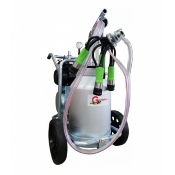 Aparat de muls Vaci Gardelina T140 AL PC, 40L aluminiu, 1 post, 180 l/min, 10 bovine pe ora