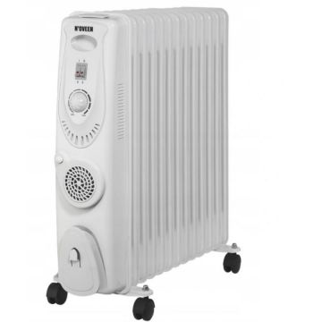 Calorifer electric cu ulei OH1301 13 elementi 3 viteze 2900W White