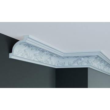 Cornisa decorativa din poliuretan C731 - 9.2x9.2x200 cm