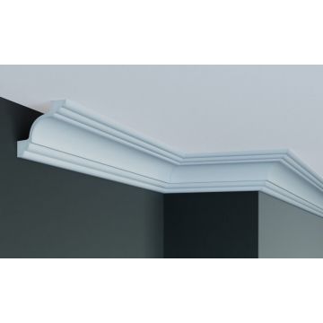 Cornisa decorativa din poliuretan Flexibil P801F - 7.4x7.4x200 cm