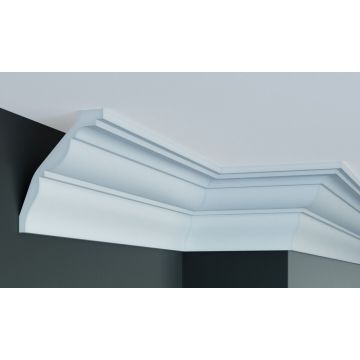 Cornisa decorativa din poliuretan Flexibil P804F - 14.2x11.2x200 cm