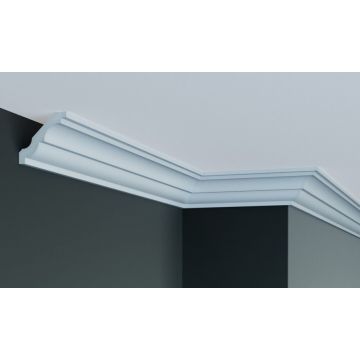 Cornisa decorativa din poliuretan Flexibil P809F - 6.4x6x200 cm