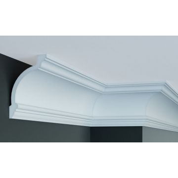 Cornisa decorativa din poliuretan Flexibil P833F - 10.2x15.5x200 cm