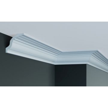 Cornisa decorativa din poliuretan Flexibil P905EF - 8.1x8x200 cm